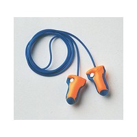 Honeywell LT-30 Howard Leight Single Use Laser-Trak Contoured T-Shape Polyurethane Foam Metal Detectable Corded Earplugs (Polyba